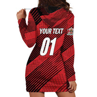 Custom Trinidad and Tobago Football Hoodie Dress Soca Warriors In My Heart