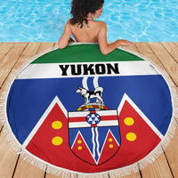 Canada Yukon Territories Beach Blanket Larger Than Life