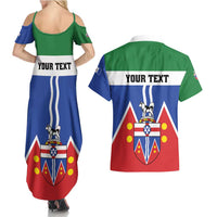 Personalized Canada Yukon Territories Couples Matching Summer Maxi Dress and Hawaiian Shirt Larger Than Life