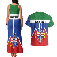 Personalized Canada Yukon Territories Couples Matching Tank Maxi Dress and Hawaiian Shirt Larger Than Life