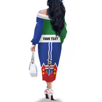 Personalized Canada Yukon Territories Family Matching Off The Shoulder Long Sleeve Dress and Hawaiian Shirt Larger Than Life