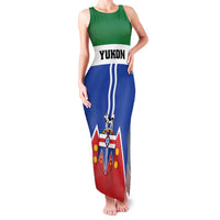 Personalized Canada Yukon Territories Family Matching Tank Maxi Dress and Hawaiian Shirt Larger Than Life