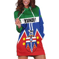 Personalized Canada Yukon Territories Hoodie Dress Larger Than Life