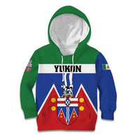 Personalized Canada Yukon Territories Kid Hoodie Larger Than Life