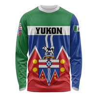 Personalized Canada Yukon Territories Long Sleeve Shirt Larger Than Life