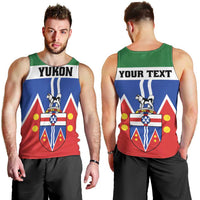 Personalized Canada Yukon Territories Men Tank Top Larger Than Life