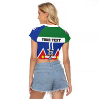 Personalized Canada Yukon Territories Raglan Cropped T Shirt Larger Than Life