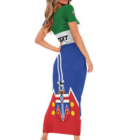 Personalized Canada Yukon Territories Short Sleeve Bodycon Dress Larger Than Life