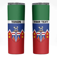 Personalized Canada Yukon Territories Skinny Tumbler Larger Than Life