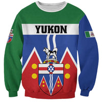 Personalized Canada Yukon Territories Sweatshirt Larger Than Life