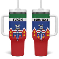 Personalized Canada Yukon Territories Tumbler With Handle Larger Than Life
