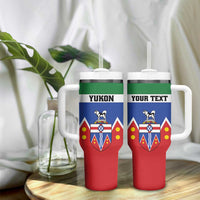 Personalized Canada Yukon Territories Tumbler With Handle Larger Than Life