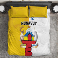 Canada Nunavut Territories Bedding Set Inuktitut Our Land Our Strength