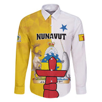 Personalized Canada Nunavut Territories Family Matching Puletasi and Hawaiian Shirt Inuktitut Our Land Our Strength