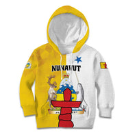 Personalized Canada Nunavut Territories Kid Hoodie Inuktitut Our Land Our Strength