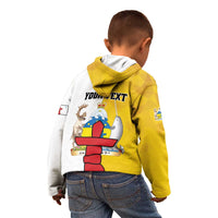 Personalized Canada Nunavut Territories Kid Hoodie Inuktitut Our Land Our Strength