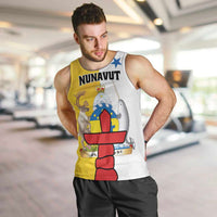 Personalized Canada Nunavut Territories Men Tank Top Inuktitut Our Land Our Strength