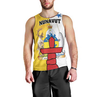 Personalized Canada Nunavut Territories Men Tank Top Inuktitut Our Land Our Strength