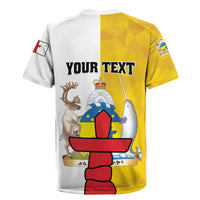 Personalized Canada Nunavut Territories Rugby Jersey Inuktitut Our Land Our Strength
