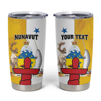 Personalized Canada Nunavut Territories Tumbler Cup Inuktitut Our Land Our Strength