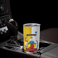 Personalized Canada Nunavut Territories Tumbler Cup Inuktitut Our Land Our Strength