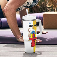 Personalized Canada Nunavut Territories Tumbler With Handle Inuktitut Our Land Our Strength