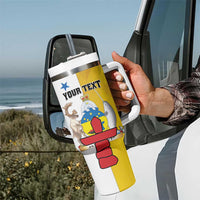 Personalized Canada Nunavut Territories Tumbler With Handle Inuktitut Our Land Our Strength