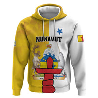 Personalized Canada Nunavut Territories Zip Hoodie Inuktitut Our Land Our Strength