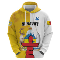 Personalized Canada Nunavut Territories Zip Hoodie Inuktitut Our Land Our Strength