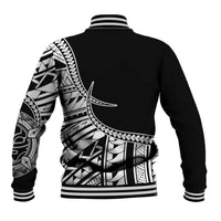 Taino Sun Traditional Tattoo Baseball Jacket Polynesian Pattern