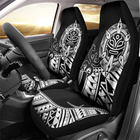 Taino Sun Traditional Tattoo Car Seat Cover Polynesian Pattern