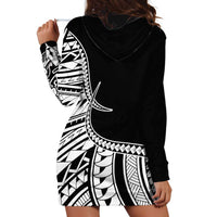Taino Sun Traditional Tattoo Hoodie Dress Polynesian Pattern