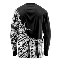 Taino Sun Traditional Tattoo Long Sleeve Shirt Polynesian Pattern