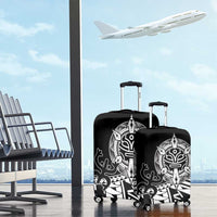 Taino Sun Traditional Tattoo Luggage Cover Polynesian Pattern