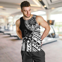 Taino Sun Traditional Tattoo Men Tank Top Polynesian Pattern