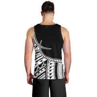 Taino Sun Traditional Tattoo Men Tank Top Polynesian Pattern