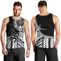 Taino Sun Traditional Tattoo Men Tank Top Polynesian Pattern