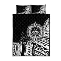 Taino Sun Traditional Tattoo Quilt Bed Set Polynesian Pattern