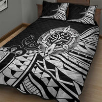 Taino Sun Traditional Tattoo Quilt Bed Set Polynesian Pattern