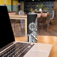 Taino Sun Traditional Tattoo Skinny Tumbler Polynesian Pattern