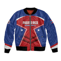Personalized Puerto Rico Basketball Bomber Jacket Magnificos Go Champion