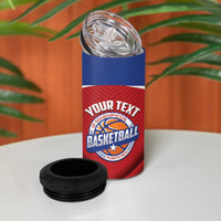 Personalized Puerto Rico Basketball 4 in 1 Can Cooler Tumbler Magnificos Go Champion