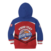 Personalized Puerto Rico Basketball Kid Hoodie Magnificos Go Champion