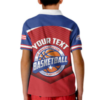Personalized Puerto Rico Basketball Kid Polo Shirt Magnificos Go Champion