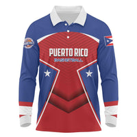 Personalized Puerto Rico Basketball Long Sleeve Polo Shirt Magnificos Go Champion