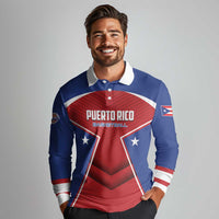 Personalized Puerto Rico Basketball Long Sleeve Polo Shirt Magnificos Go Champion