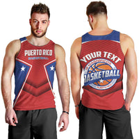 Personalized Puerto Rico Basketball Men Tank Top Magnificos Go Champion