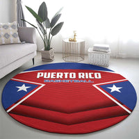 Puerto Rico Basketball Round Carpet Magnificos Go Champion