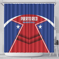 Puerto Rico Basketball Shower Curtain Magnificos Go Champion