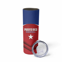 Personalized Puerto Rico Basketball Skinny Tumbler Magnificos Go Champion